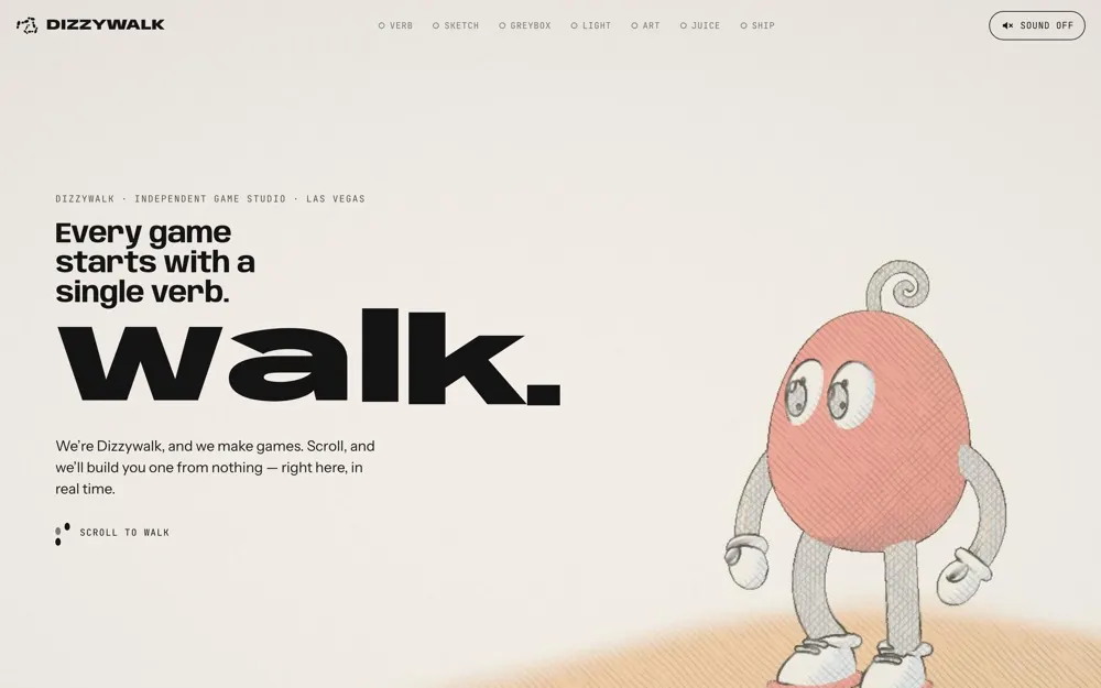 Dizzywalk Games: Game studio, playable titles